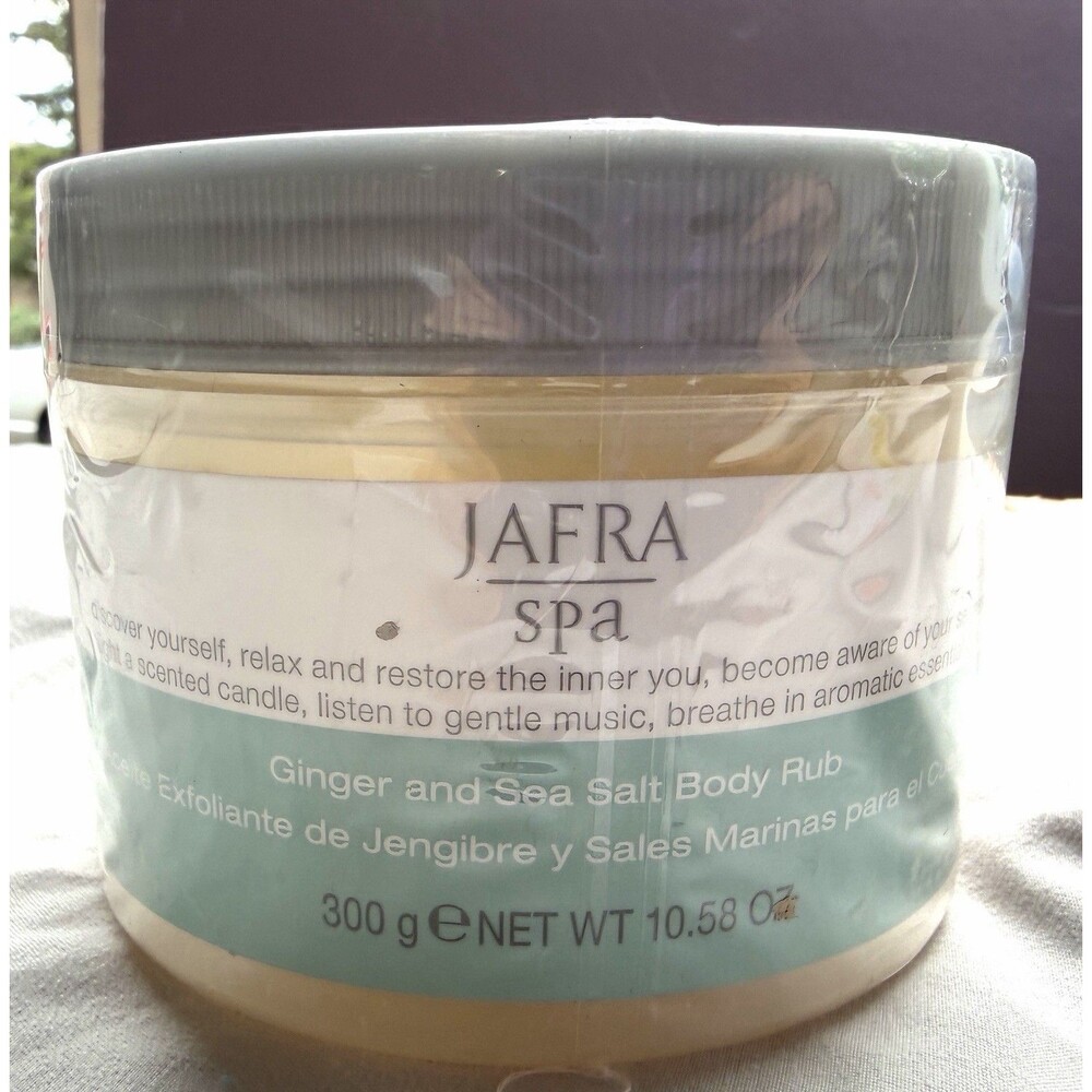 Jafra Spa Ginger And Sea Salt Body Rub 10.58 oz. New SEALED